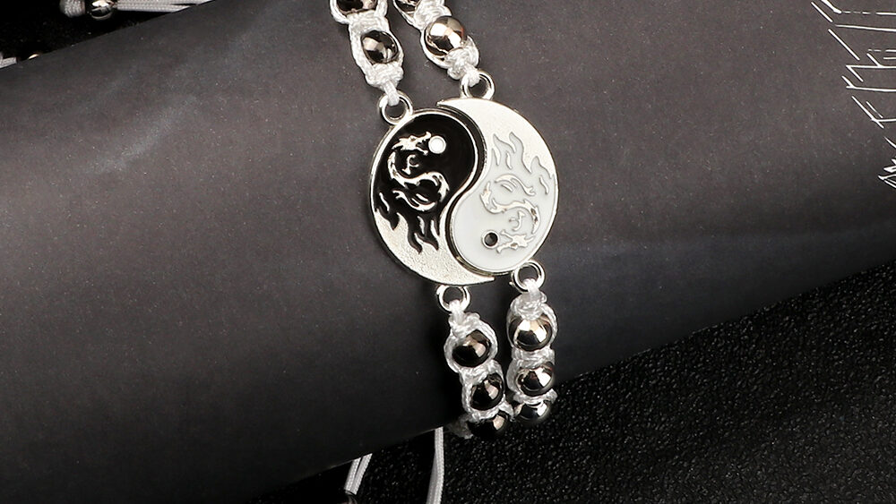 dragon yin yang bracelet