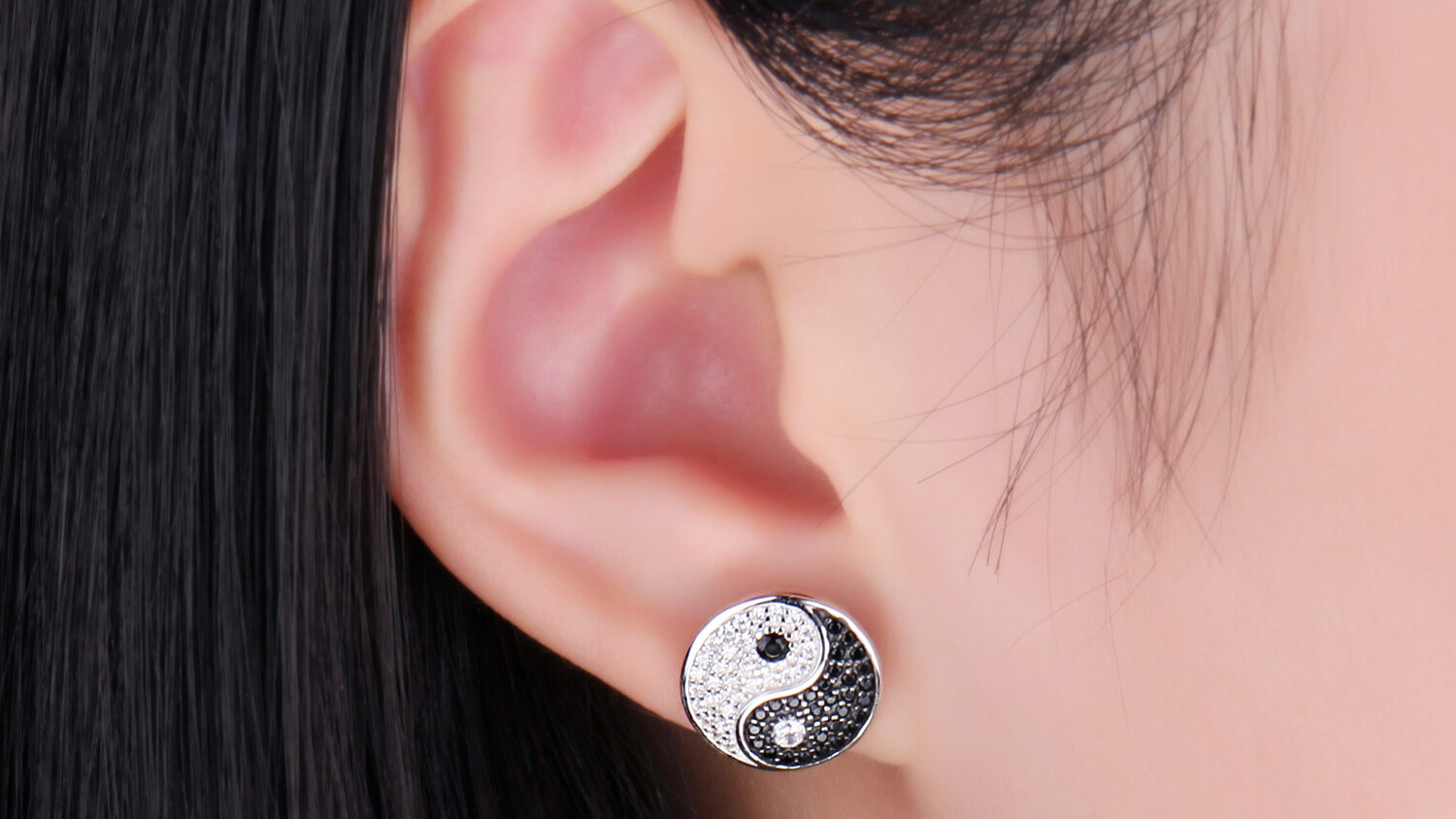 yin yang bracelets and ear studs