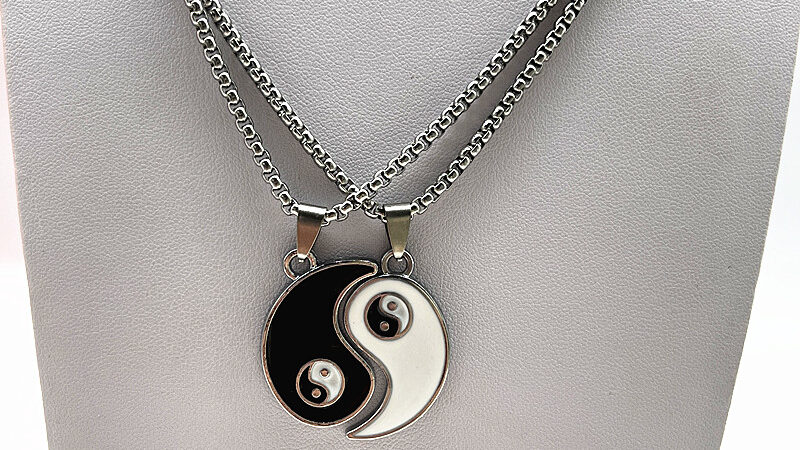 Yin and Yang Necklace 2 Pieces