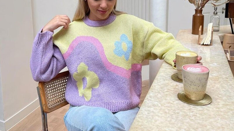 yin yang knit sweaters