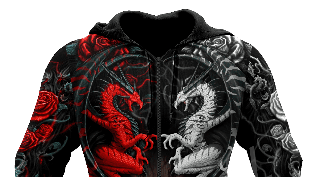  yin yang dragon